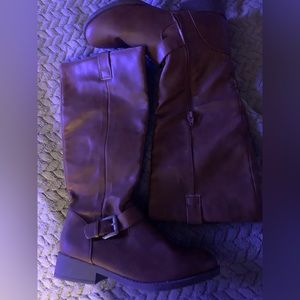 New Brown Leather Boots